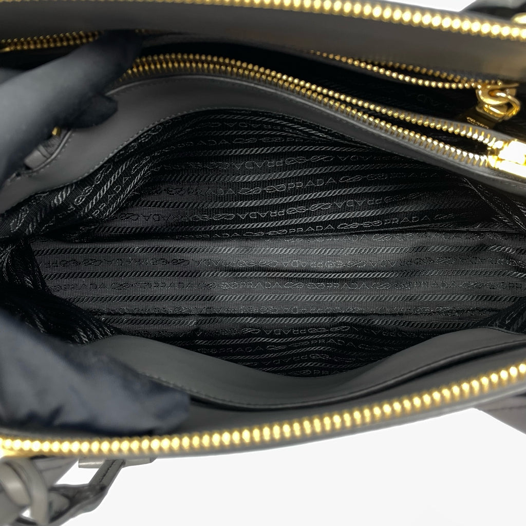 Prada Gray Shoulder Bag