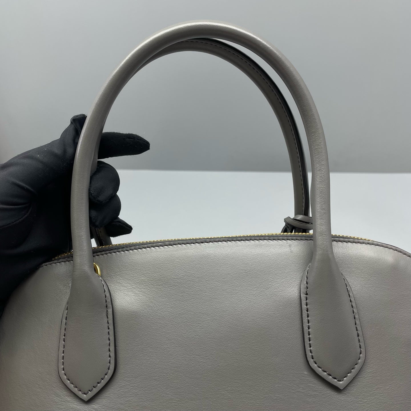 Prada Gray Shoulder Bag