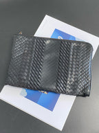Bottega Veneta Leather Black Clutch 472578VANY01908