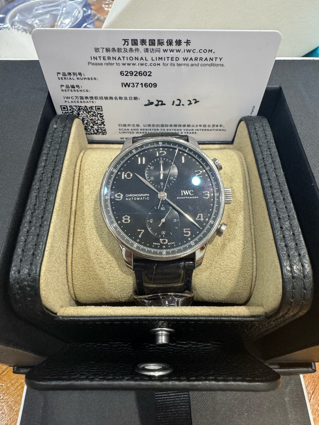IWC IWC Portuguese Collection Black 41 millimeters IW371609