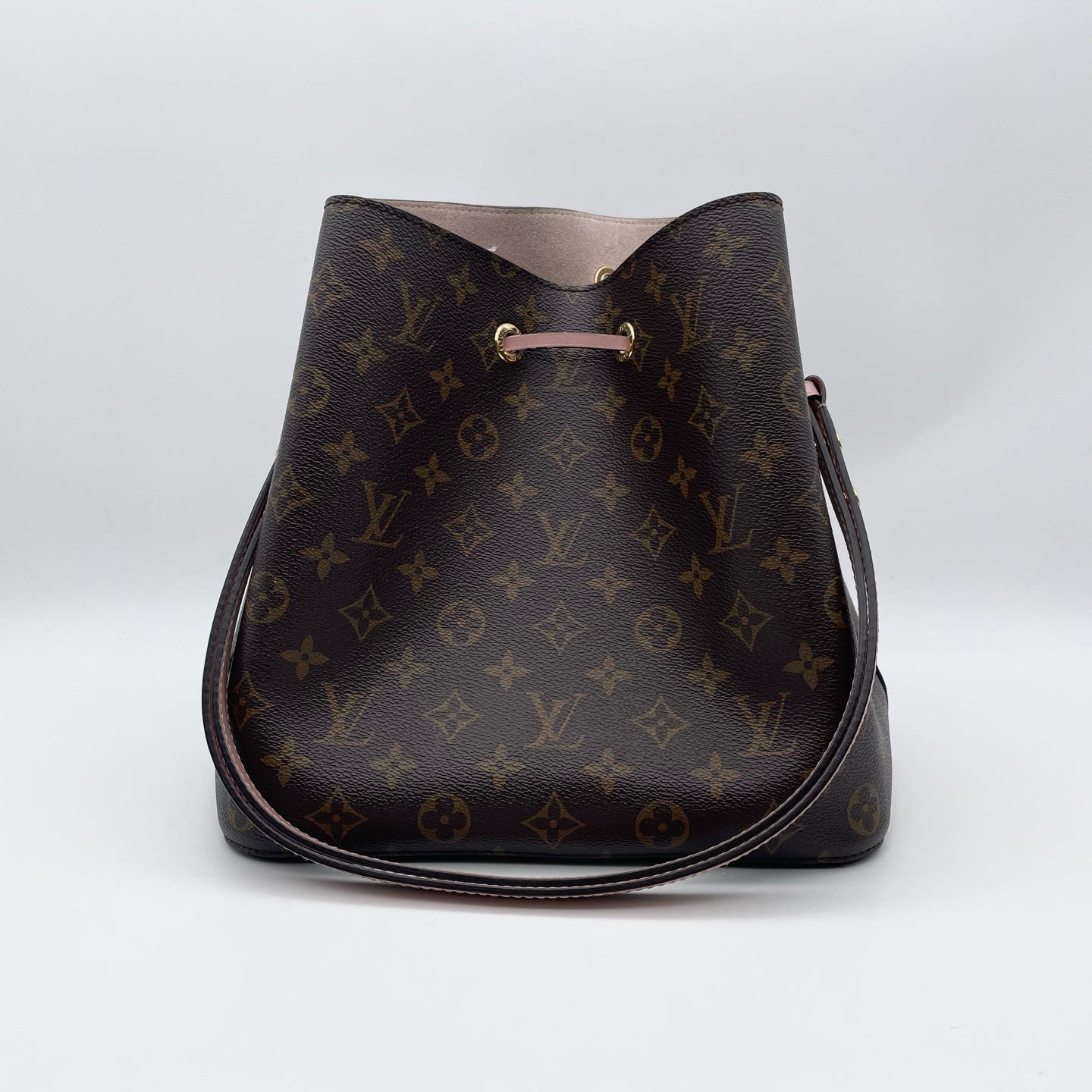 Louis Vuitton Pink Bucket & Drawstring Bag