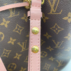 Louis Vuitton Pink Bucket & Drawstring Bag