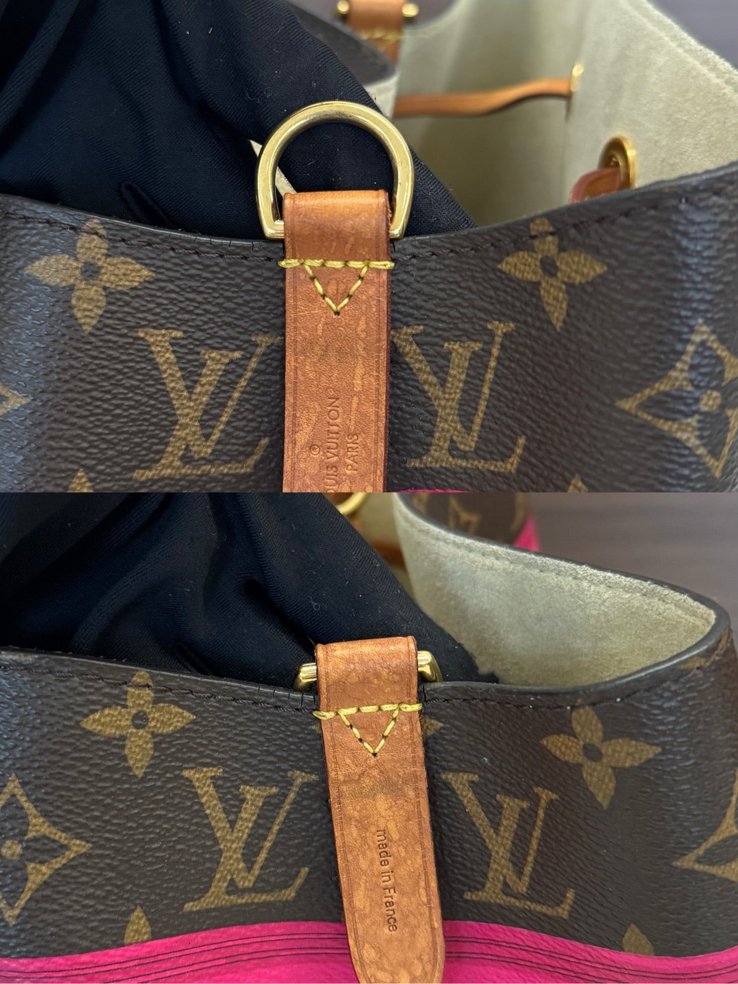Louis Vuitton Bucket & Drawstring Bag