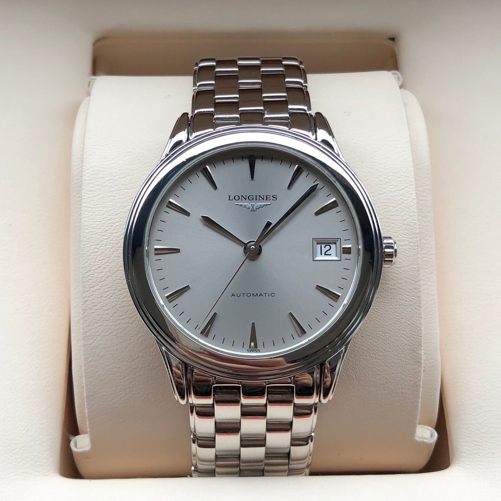 Longines Military Flag Series Silver Automatic (self-winding) watch 35.60 MM L4.774.4.99.6