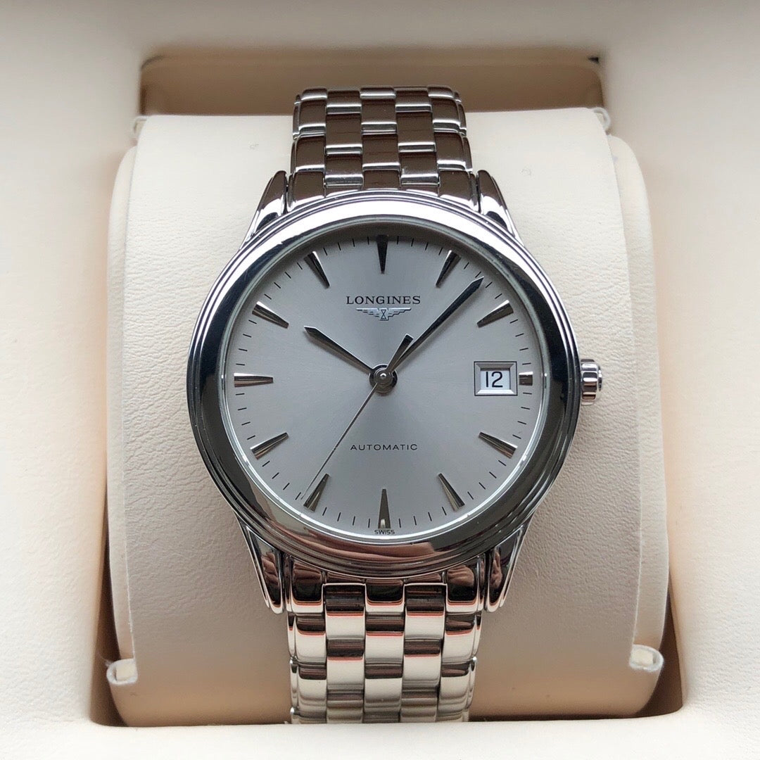 Longines Military Flag Series Silver Automatic (self-winding) watch 35.60 MM L4.774.4.99.6
