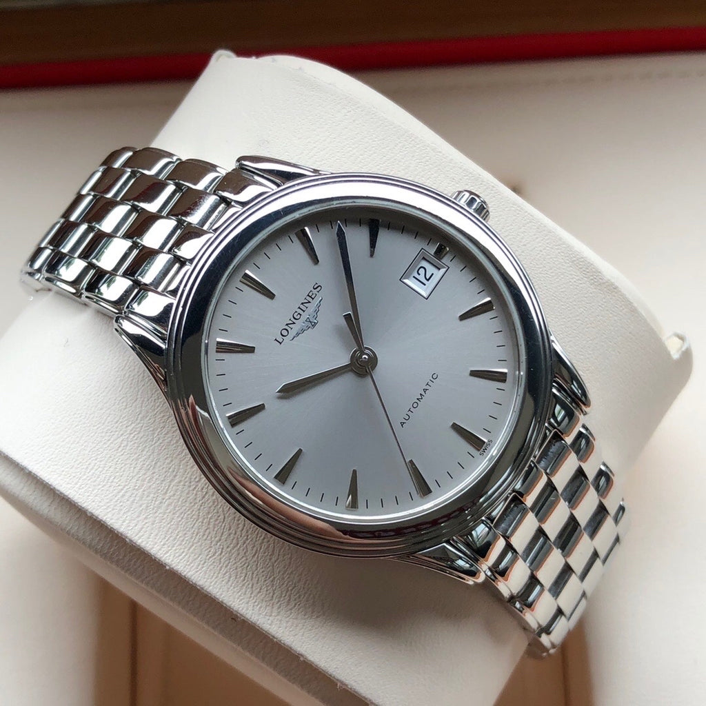 Longines Military Flag Series Silver Automatic (self-winding) watch 35.60 MM L4.774.4.99.6