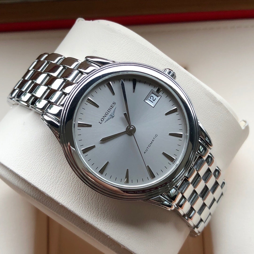 Longines Military Flag Series Silver Automatic (self-winding) watch 35.60 MM L4.774.4.99.6