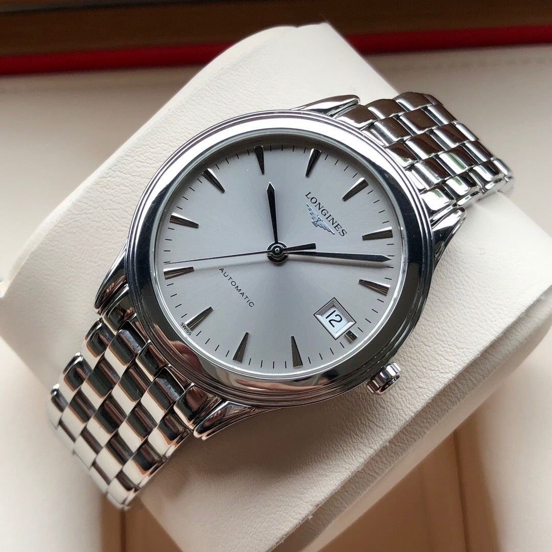 Longines Military Flag Series Silver Automatic (self-winding) watch 35.60 MM L4.774.4.99.6