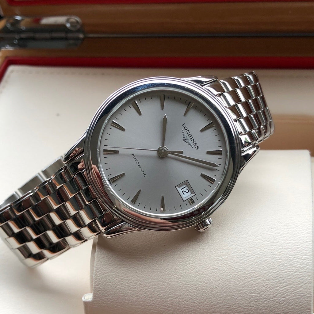 Longines Military Flag Series Silver Automatic (self-winding) watch 35.60 MM L4.774.4.99.6