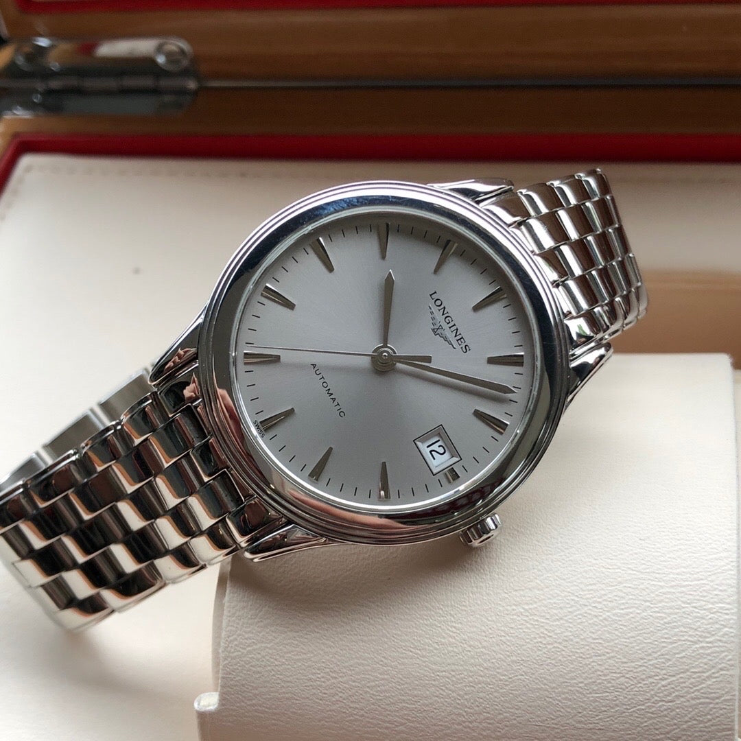 Longines Military Flag Series Silver Automatic (self-winding) watch 35.60 MM L4.774.4.99.6
