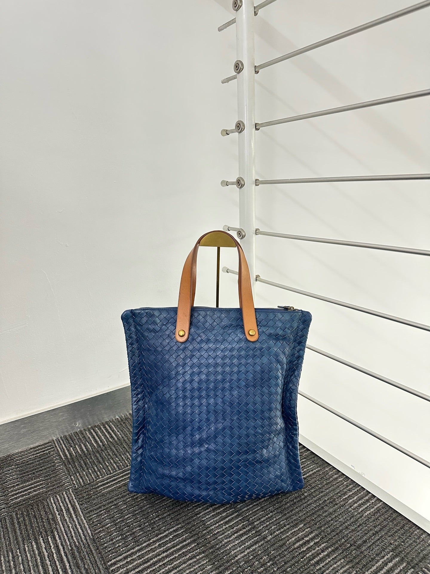 Bottega Veneta Blue Tote