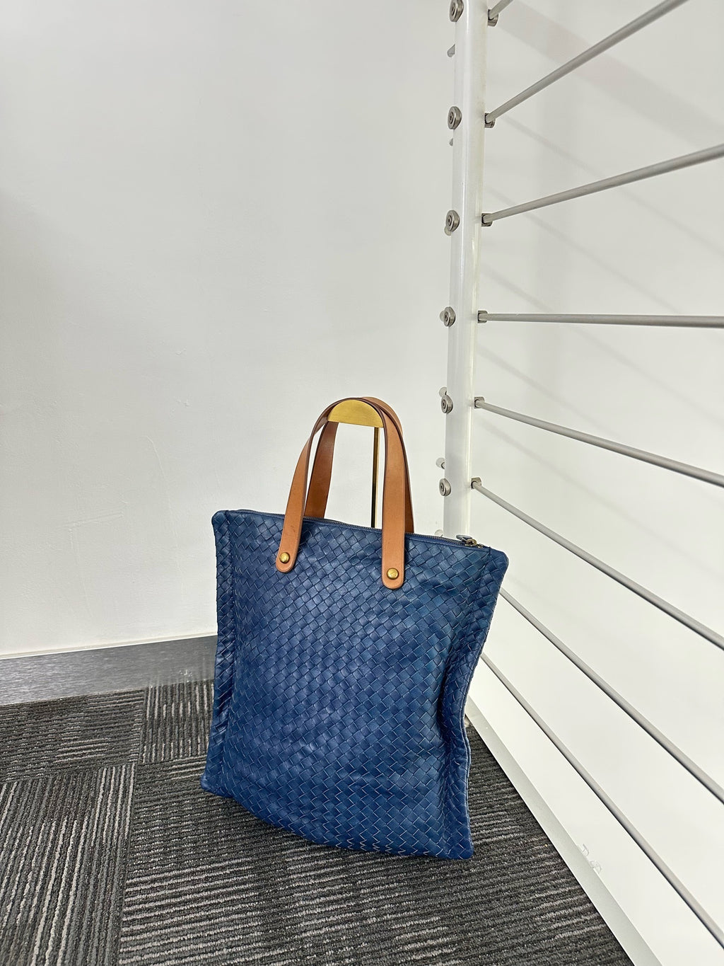 Bottega Veneta Blue Tote