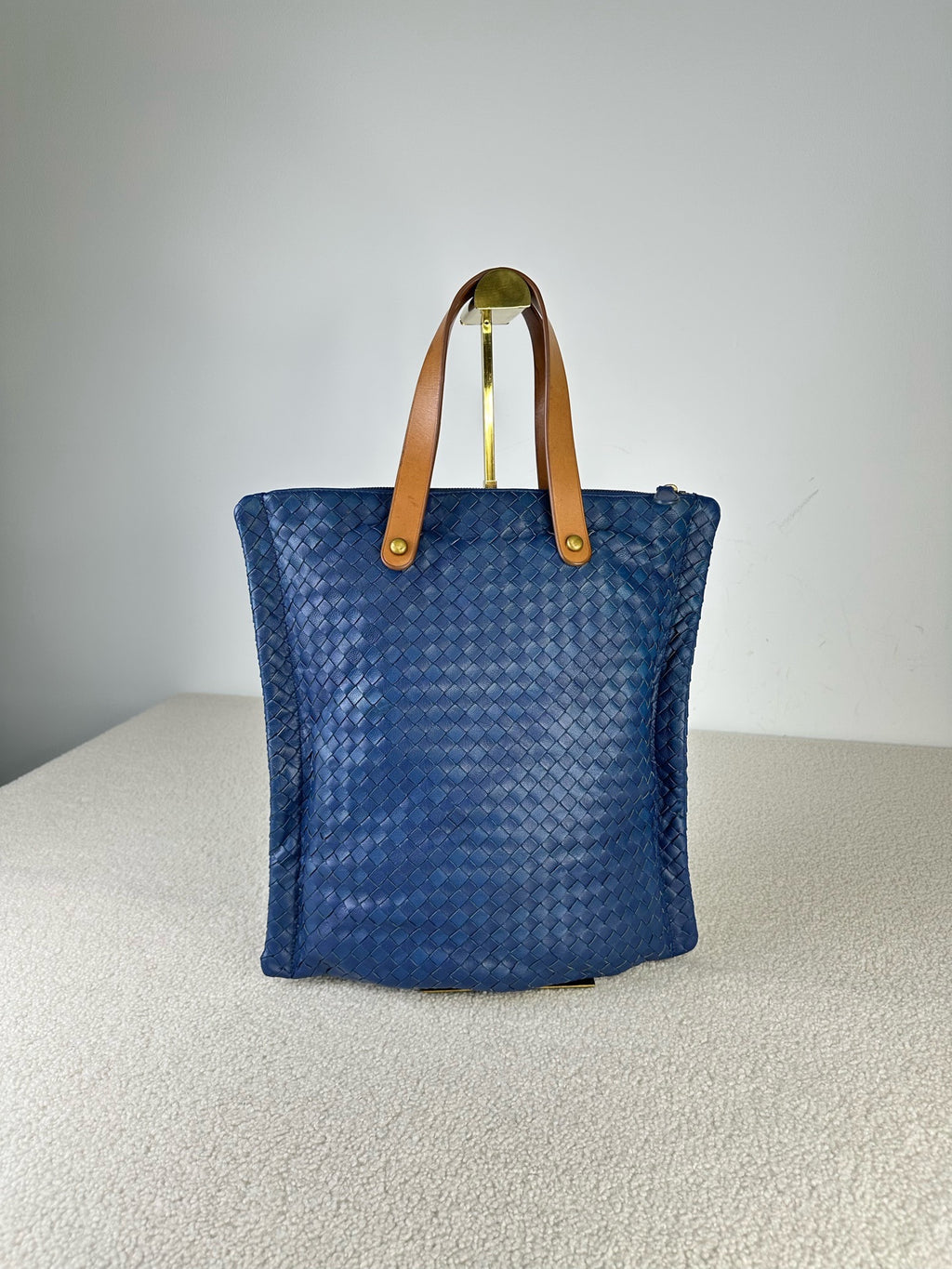 Bottega Veneta Blue Tote