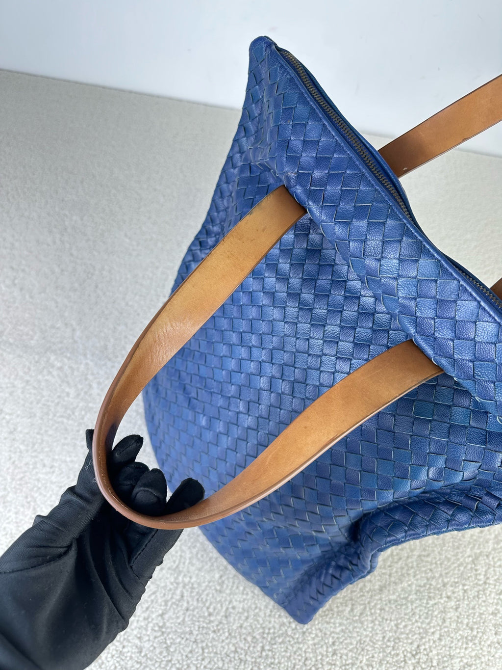 Bottega Veneta Blue Tote