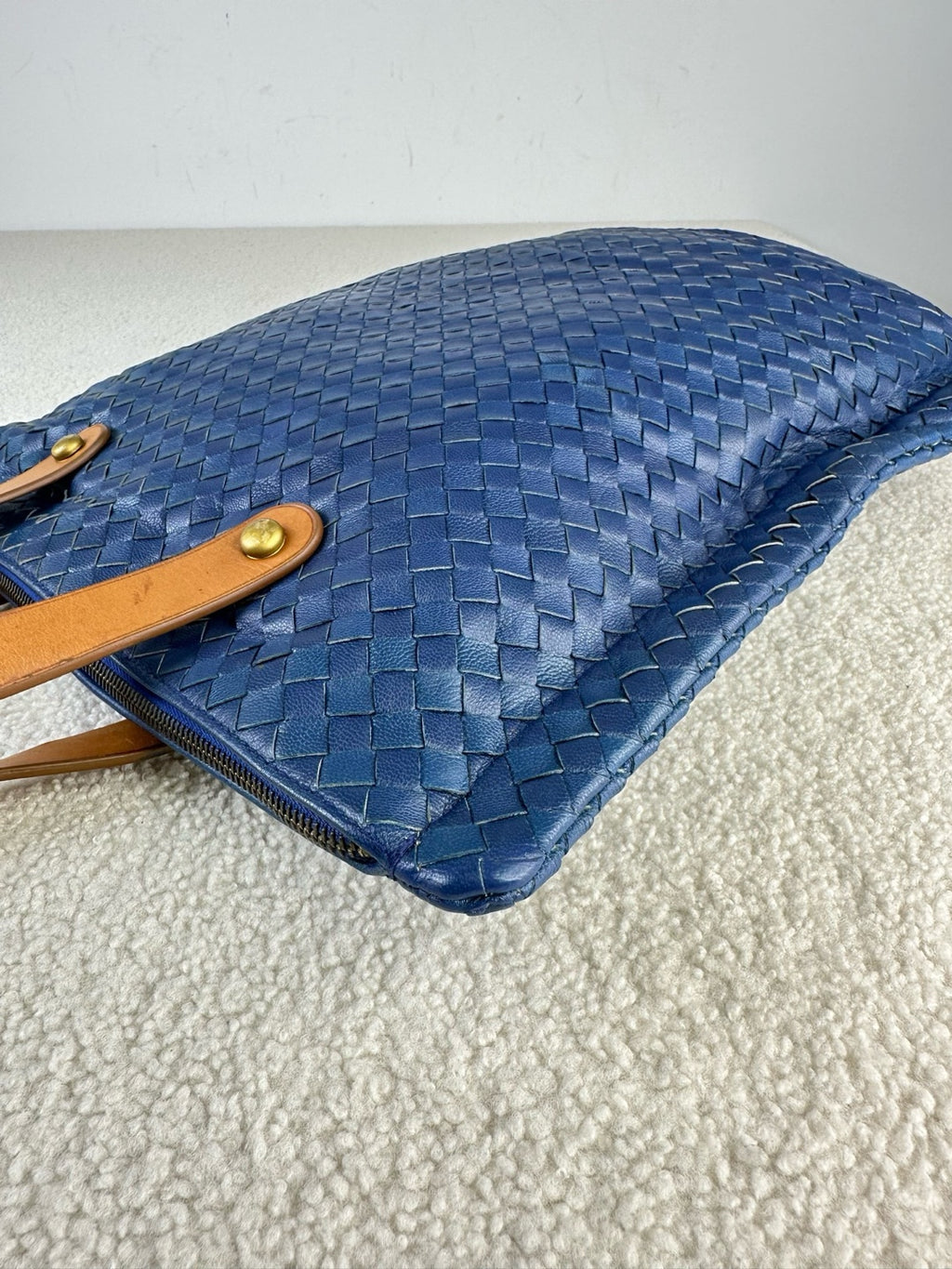 Bottega Veneta Blue Tote