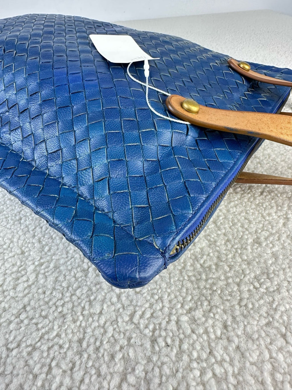 Bottega Veneta Blue Tote