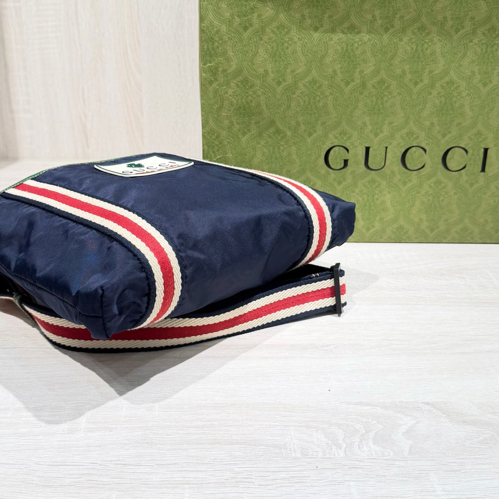 Gucci Cordura Blue Crossbody