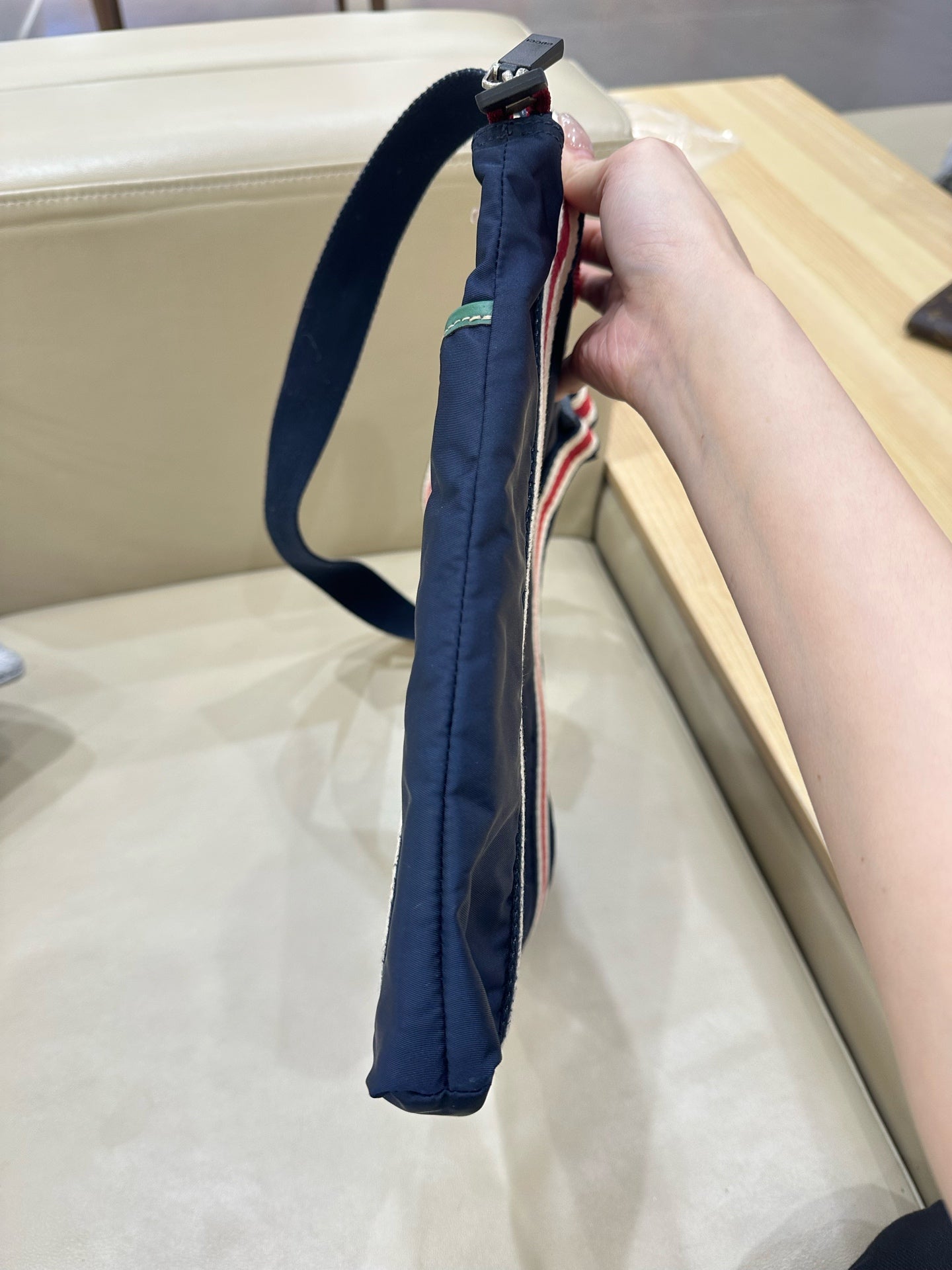 Gucci Cordura Blue Crossbody