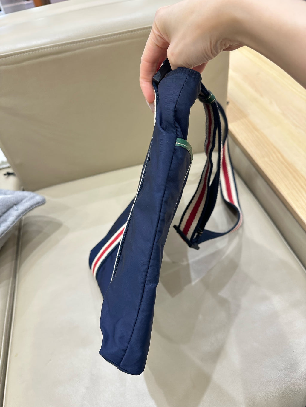 Gucci Cordura Blue Crossbody