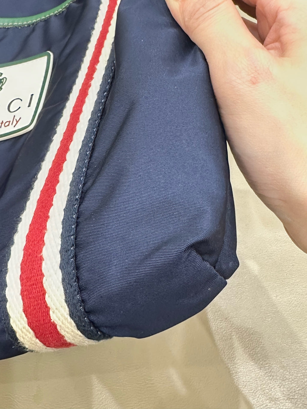 Gucci Cordura Blue Crossbody