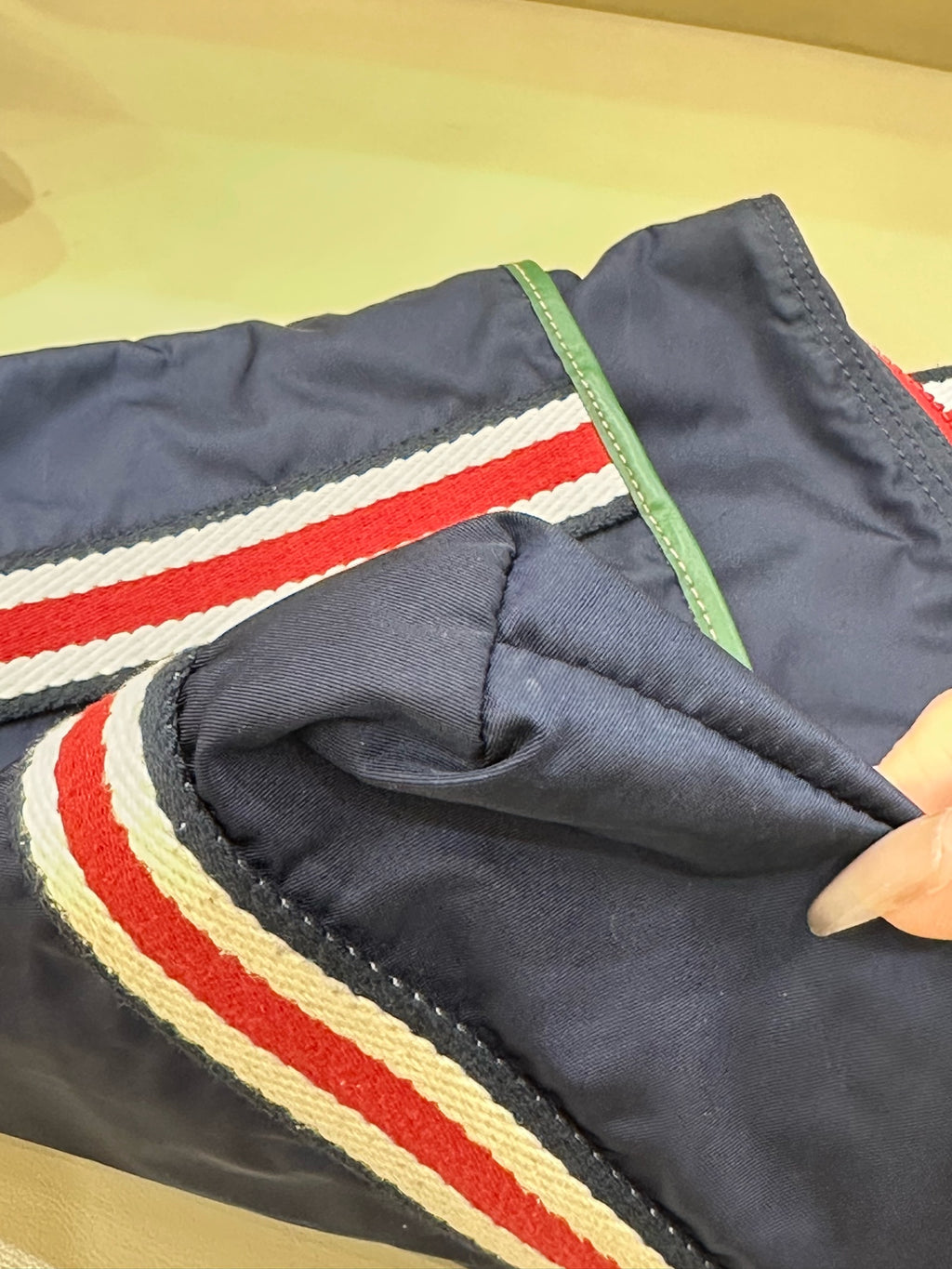 Gucci Cordura Blue Crossbody