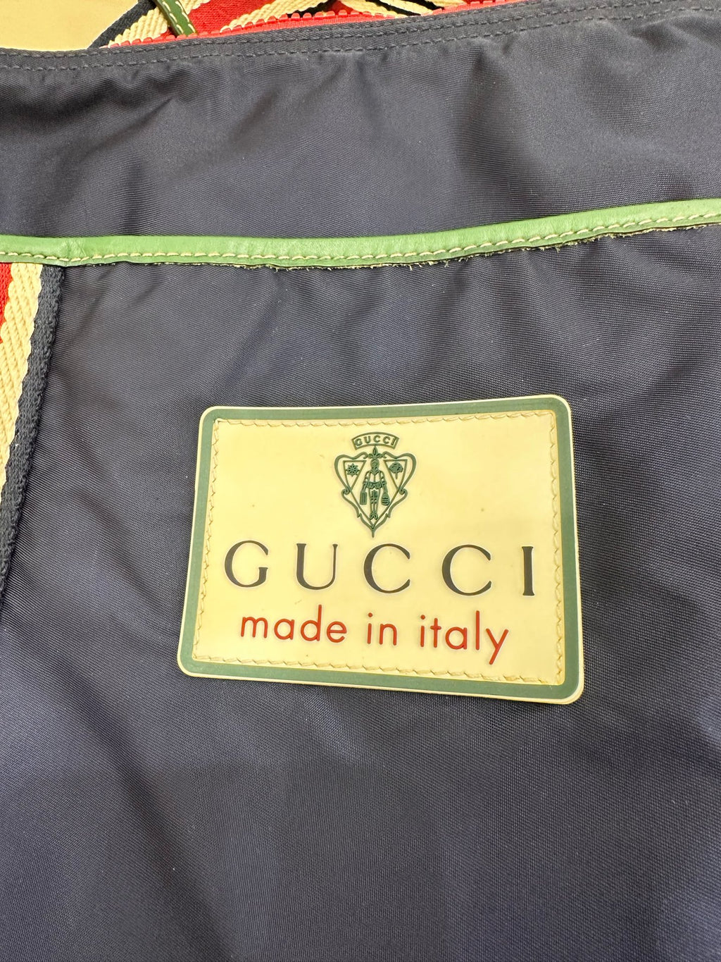 Gucci Cordura Blue Crossbody