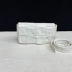 Bottega Veneta White Crossbody