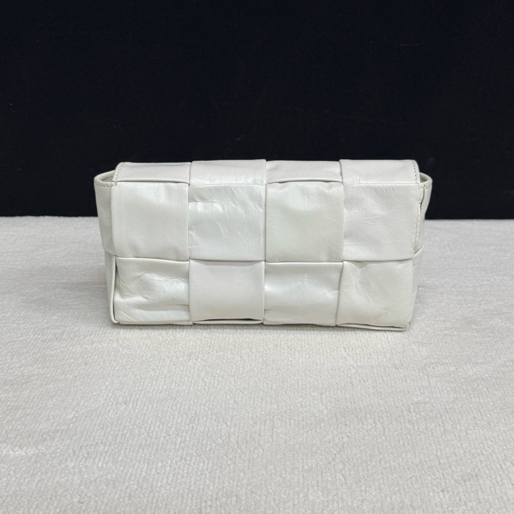 Bottega Veneta White Crossbody