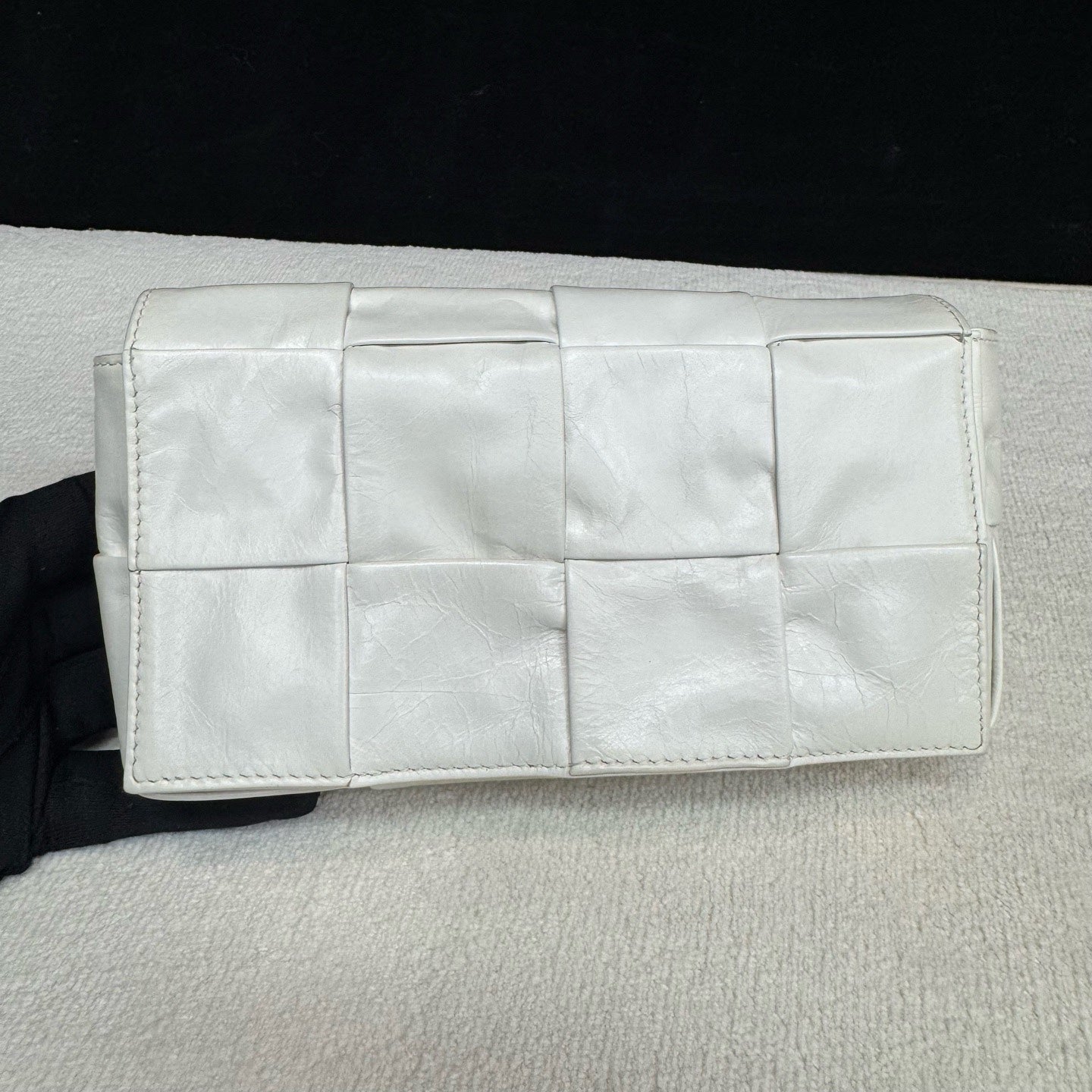 Bottega Veneta White Crossbody