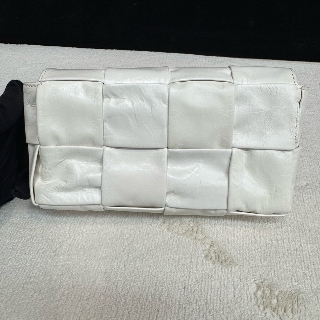 Bottega Veneta White Crossbody