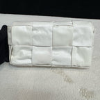 Bottega Veneta White Crossbody