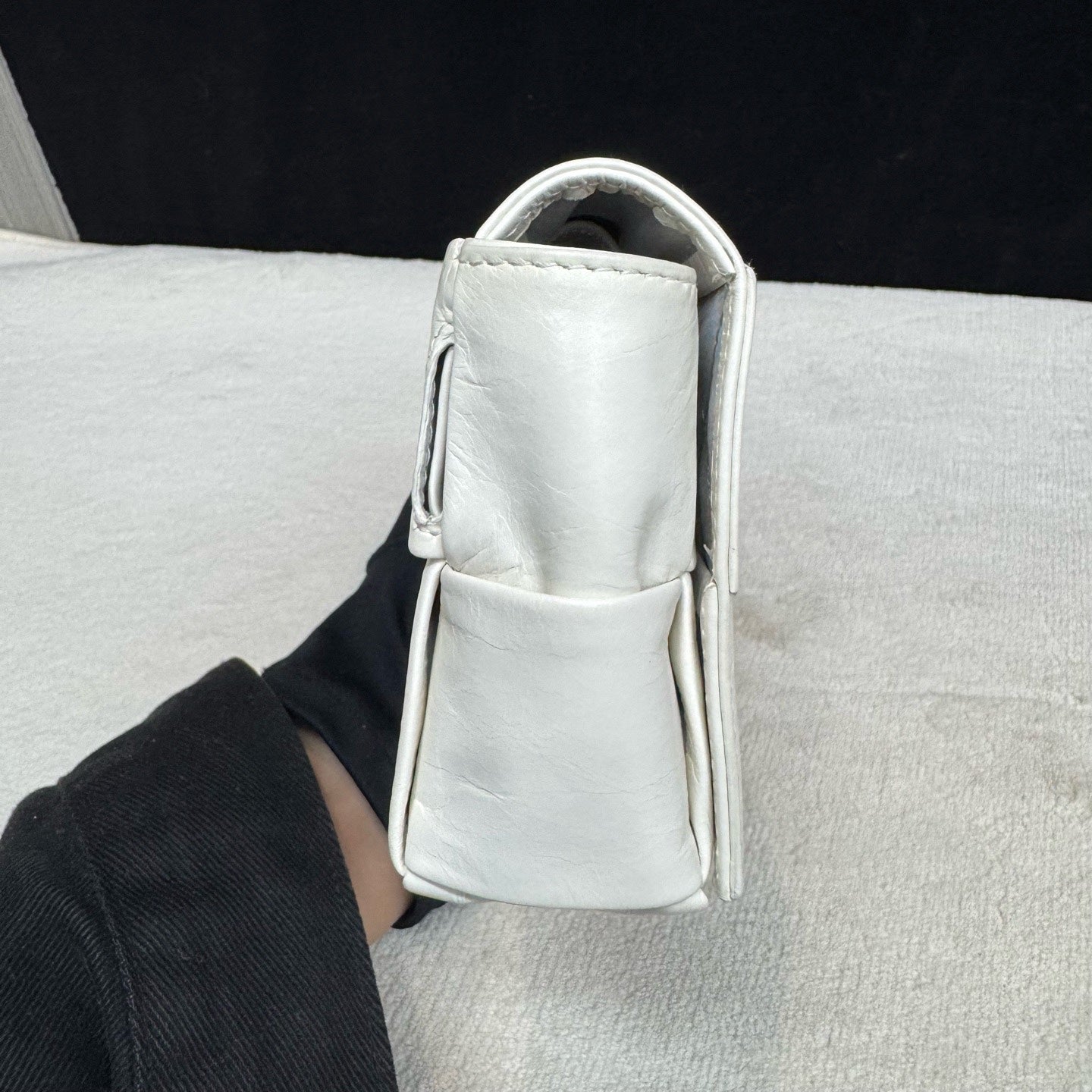 Bottega Veneta White Crossbody