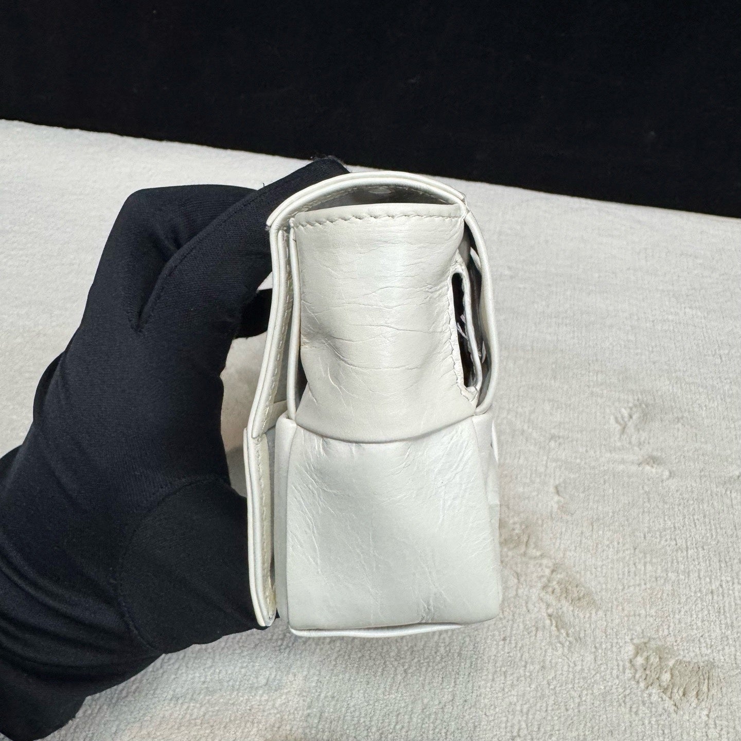 Bottega Veneta White Crossbody