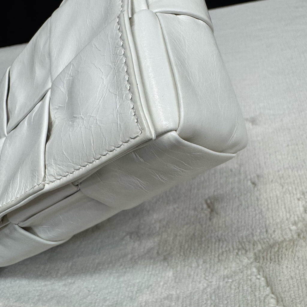 Bottega Veneta White Crossbody