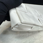 Bottega Veneta White Crossbody