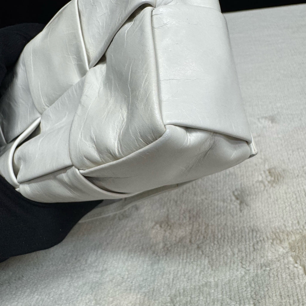 Bottega Veneta White Crossbody