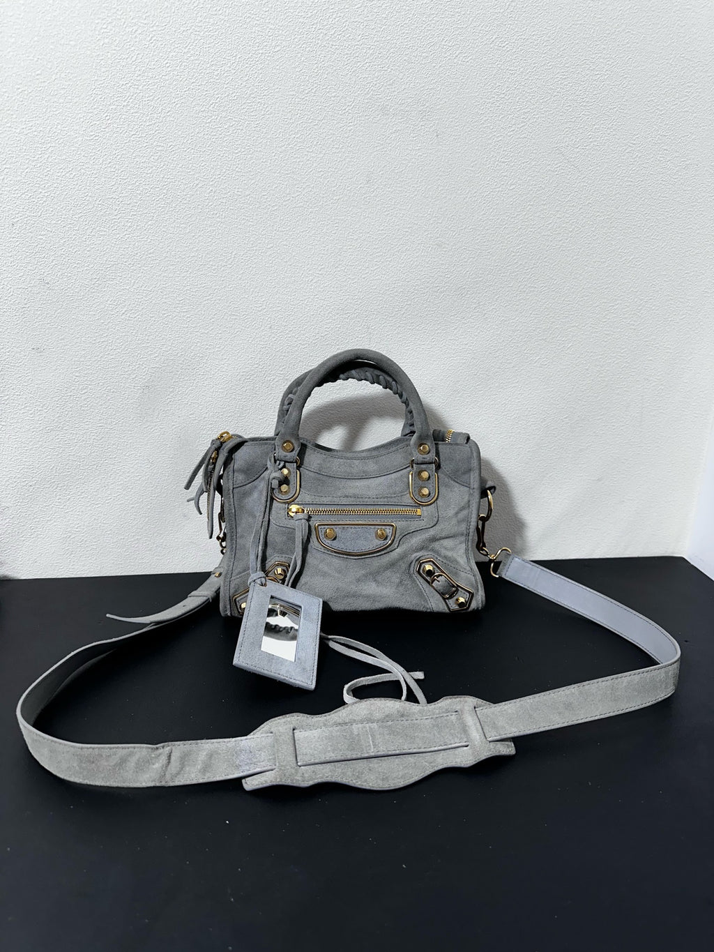 Balenciaga Alcantara Gray