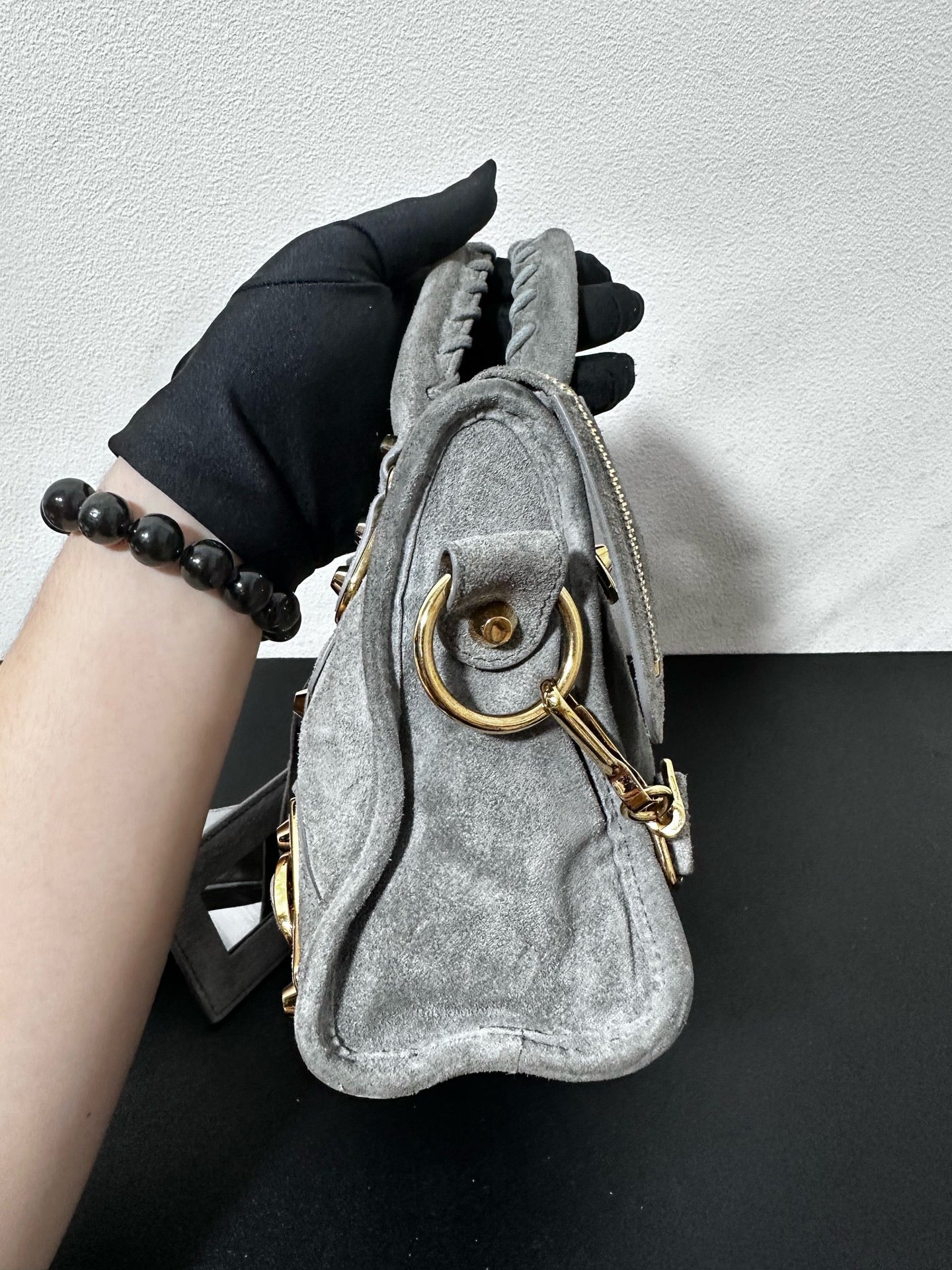 Balenciaga Alcantara Gray