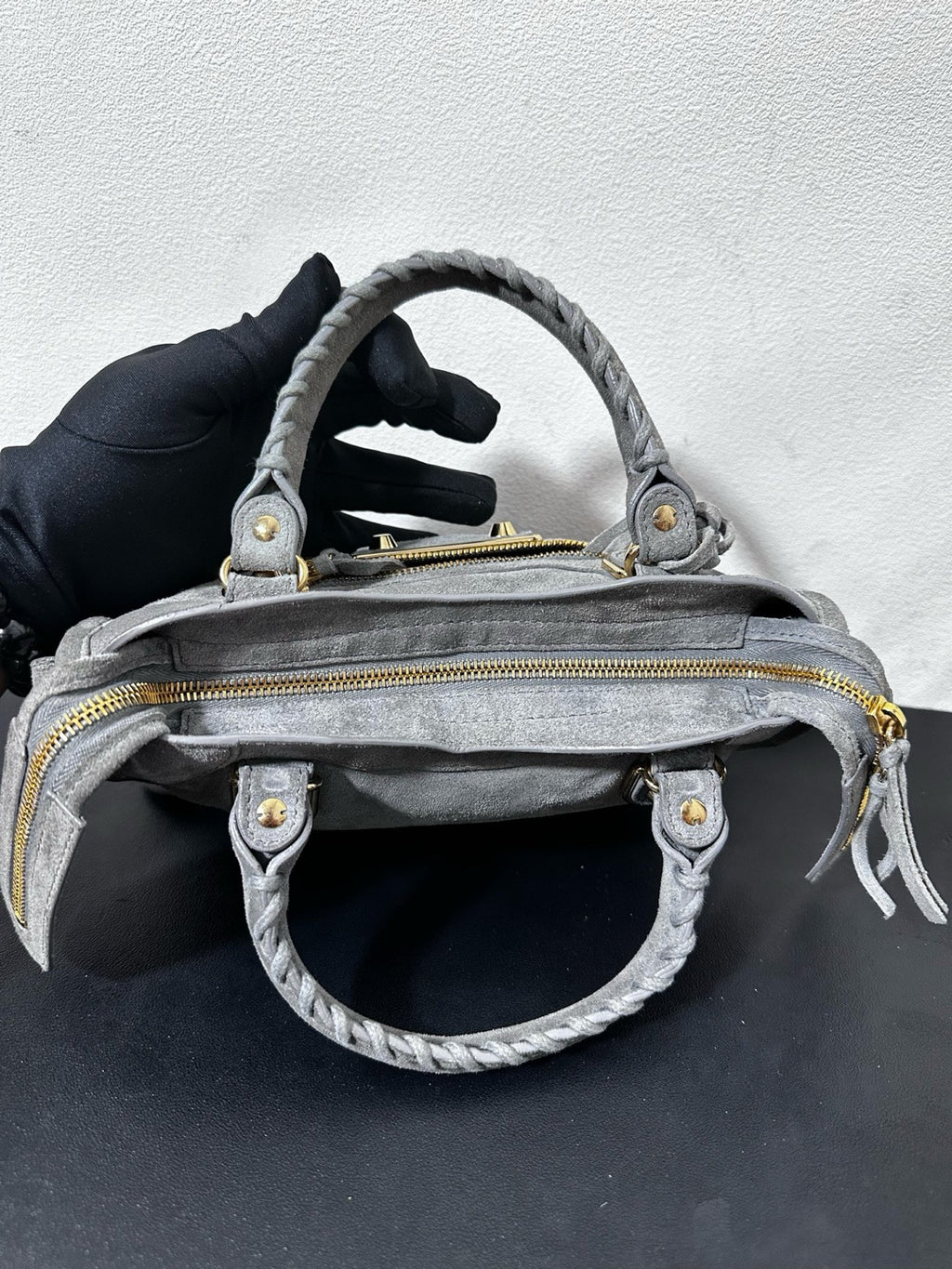 Balenciaga Alcantara Gray