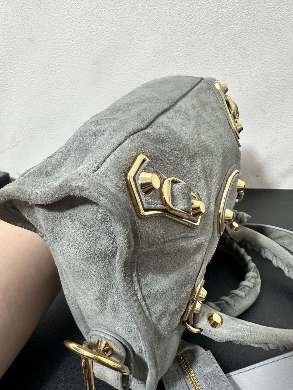 Balenciaga Alcantara Gray