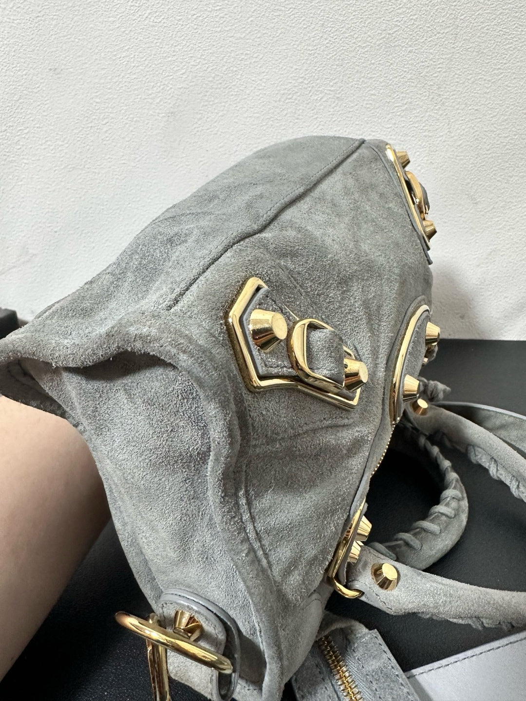 Balenciaga Alcantara Gray
