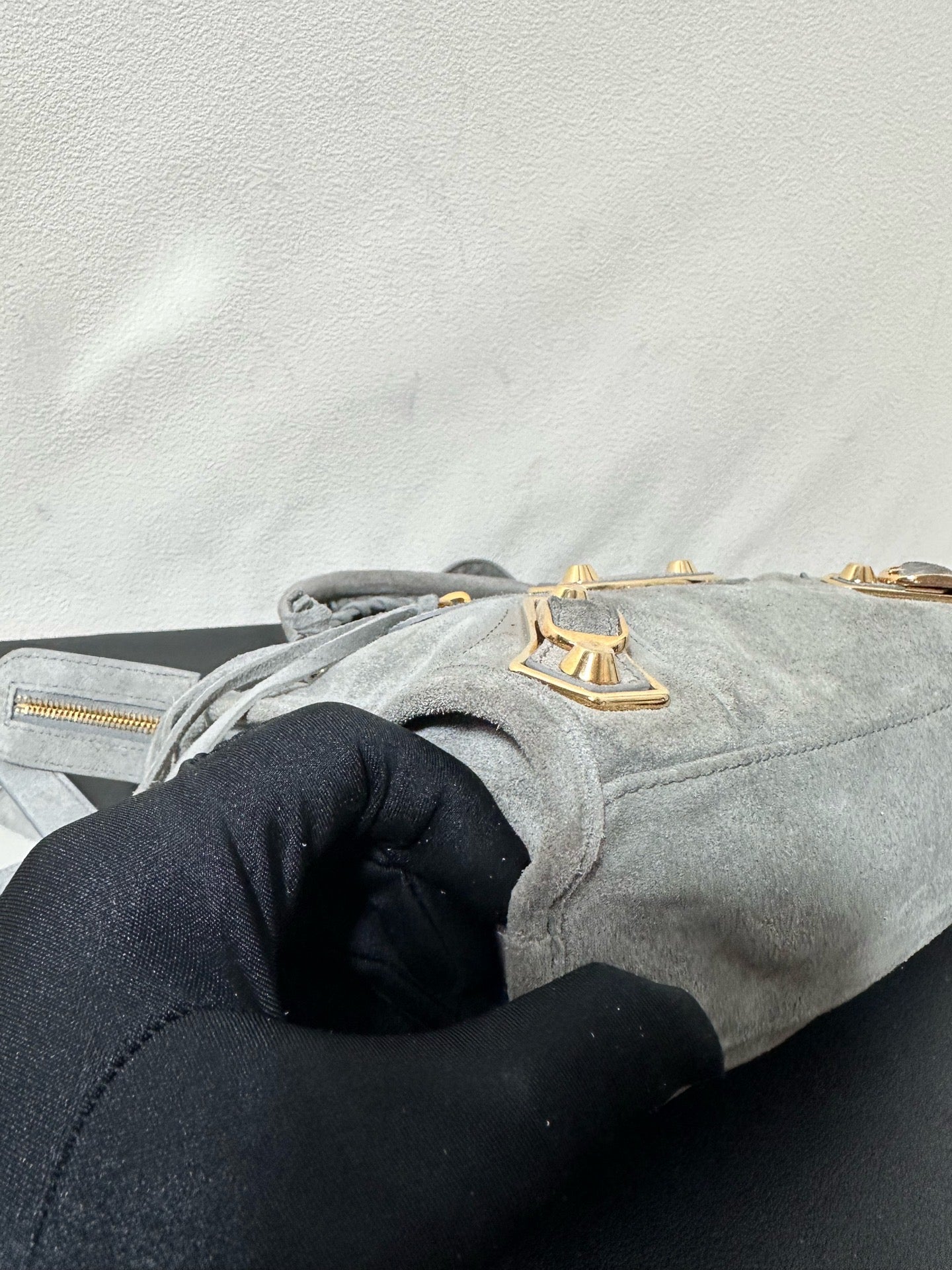 Balenciaga Alcantara Gray