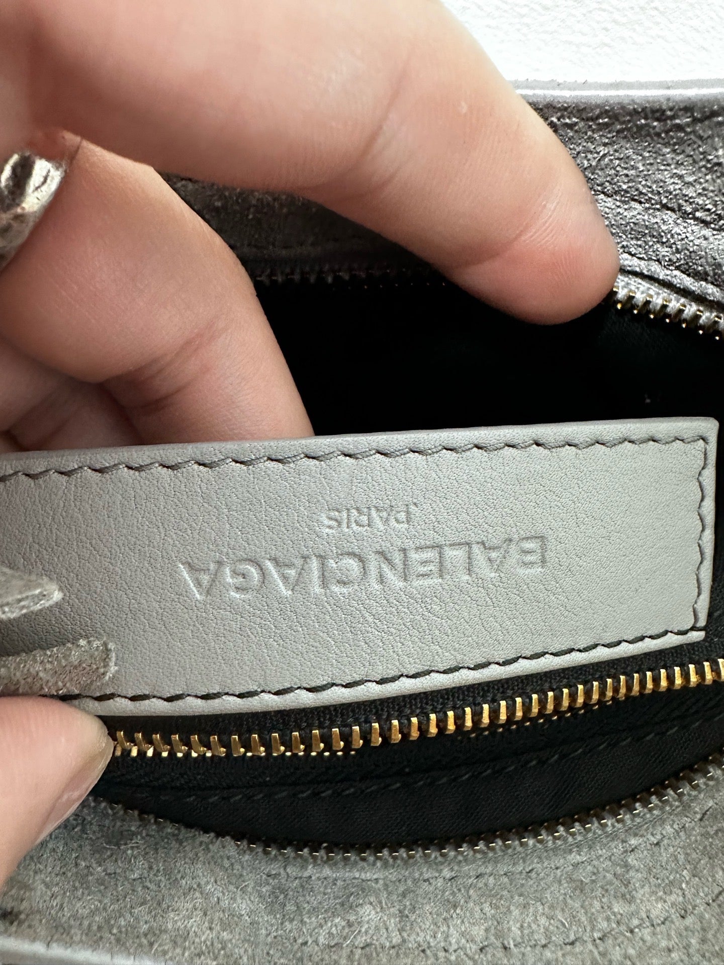Balenciaga Alcantara Gray