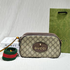 Gucci Neo Vintage GG Supreme canvas messenger bag This product can accommodate a phone measuring 78 mm (length) x 160 mm (width) x 8 mm (thickness). 476466 K9GVT 8856