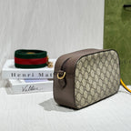 Gucci Neo Vintage GG Supreme canvas messenger bag This product can accommodate a phone measuring 78 mm (length) x 160 mm (width) x 8 mm (thickness). 476466 K9GVT 8856