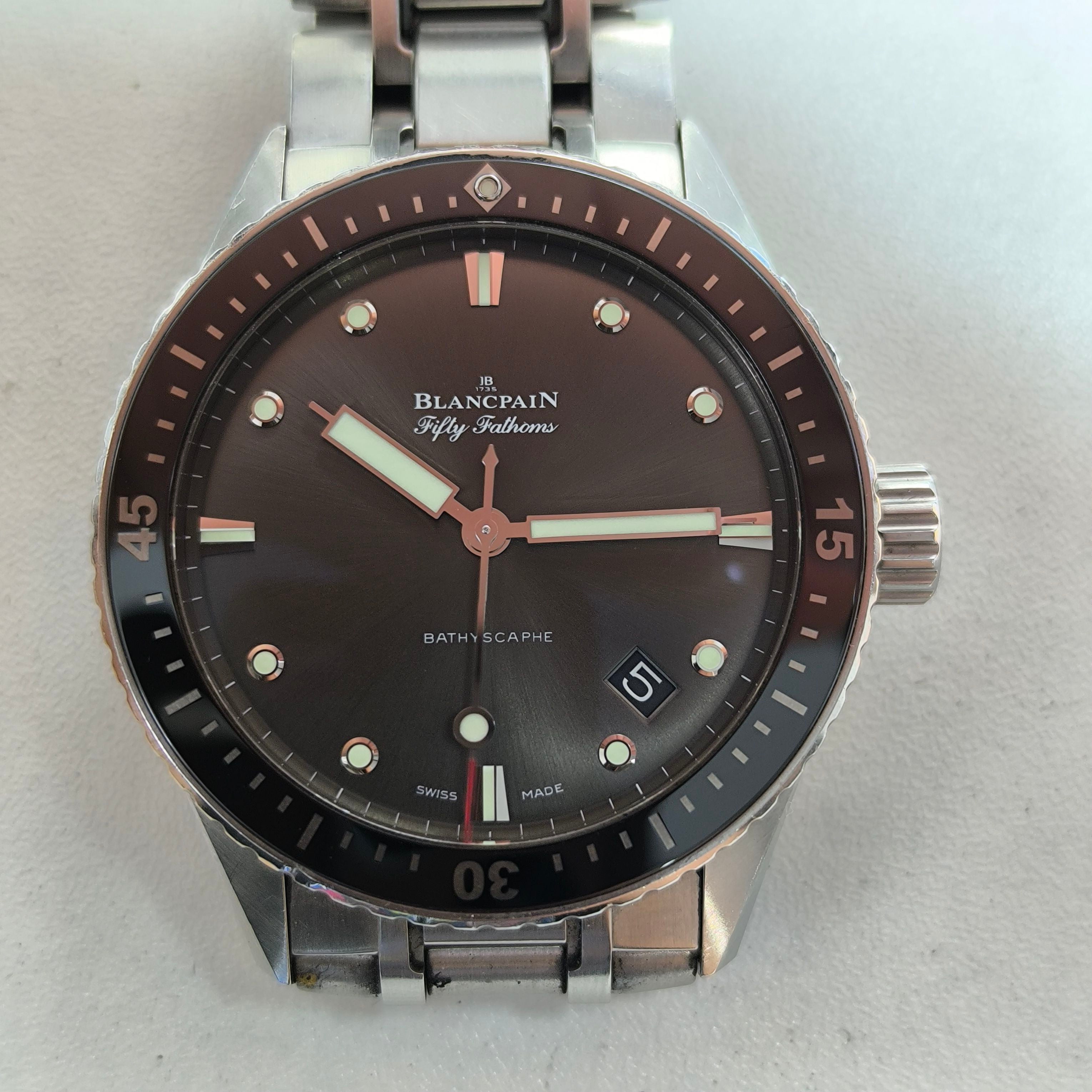 Blancpain Fifty fathoms 43.60 millimeters 5000-1110-70B