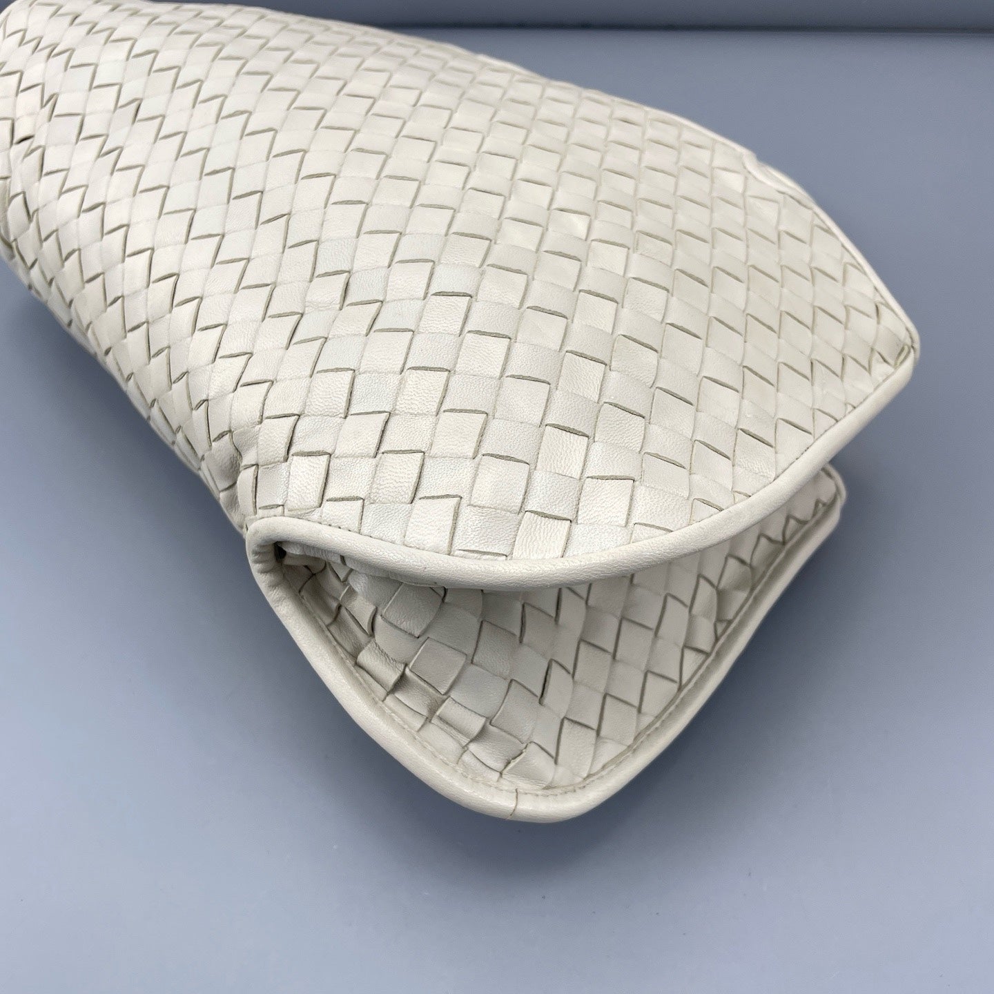 Bottega Veneta White Satchel