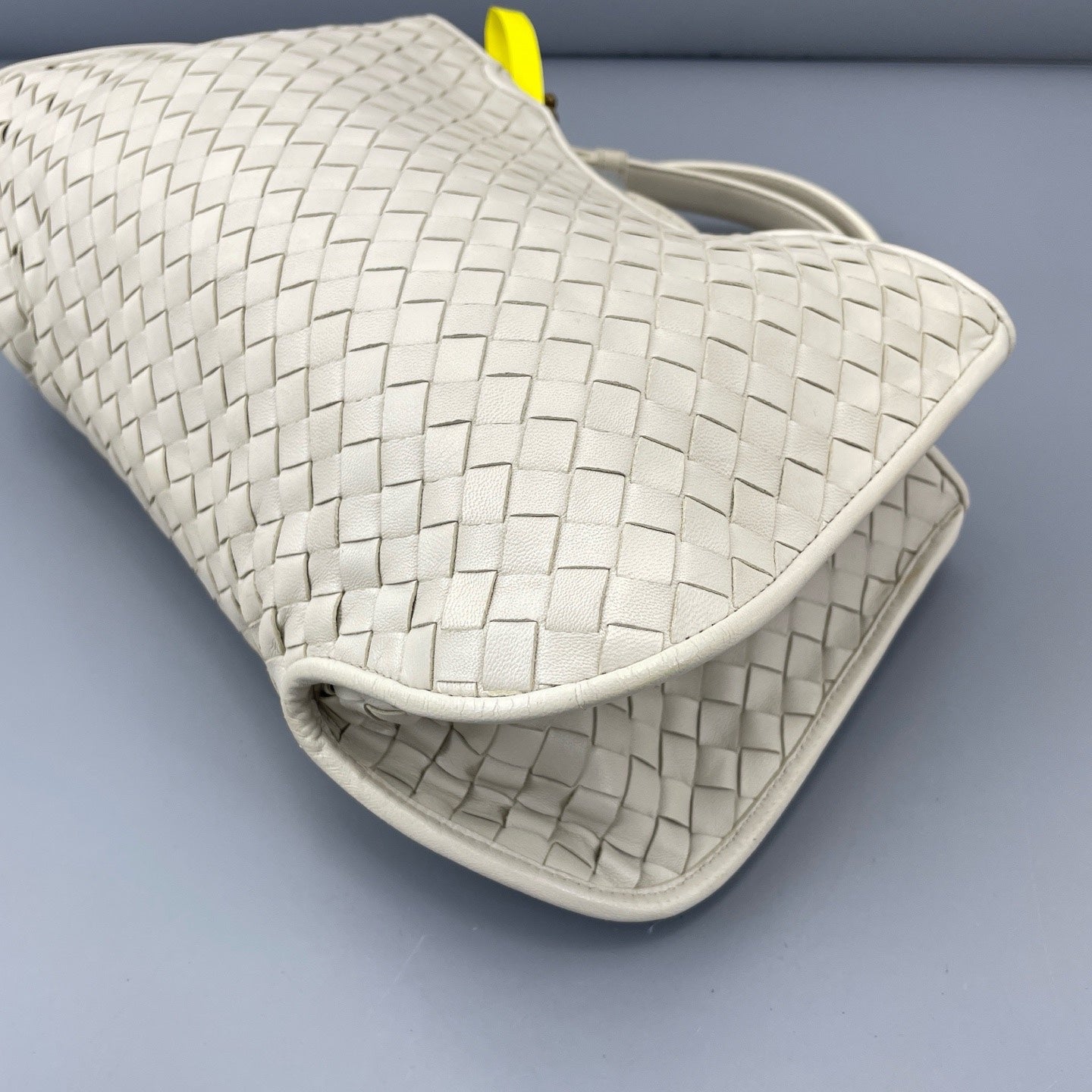Bottega Veneta White Satchel