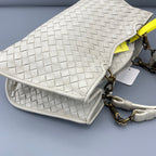 Bottega Veneta White Satchel