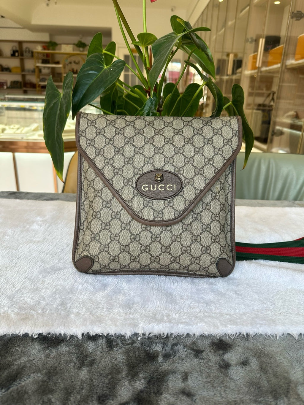 Gucci Canvas Beige Messenger Bag 5986049C2VT8745